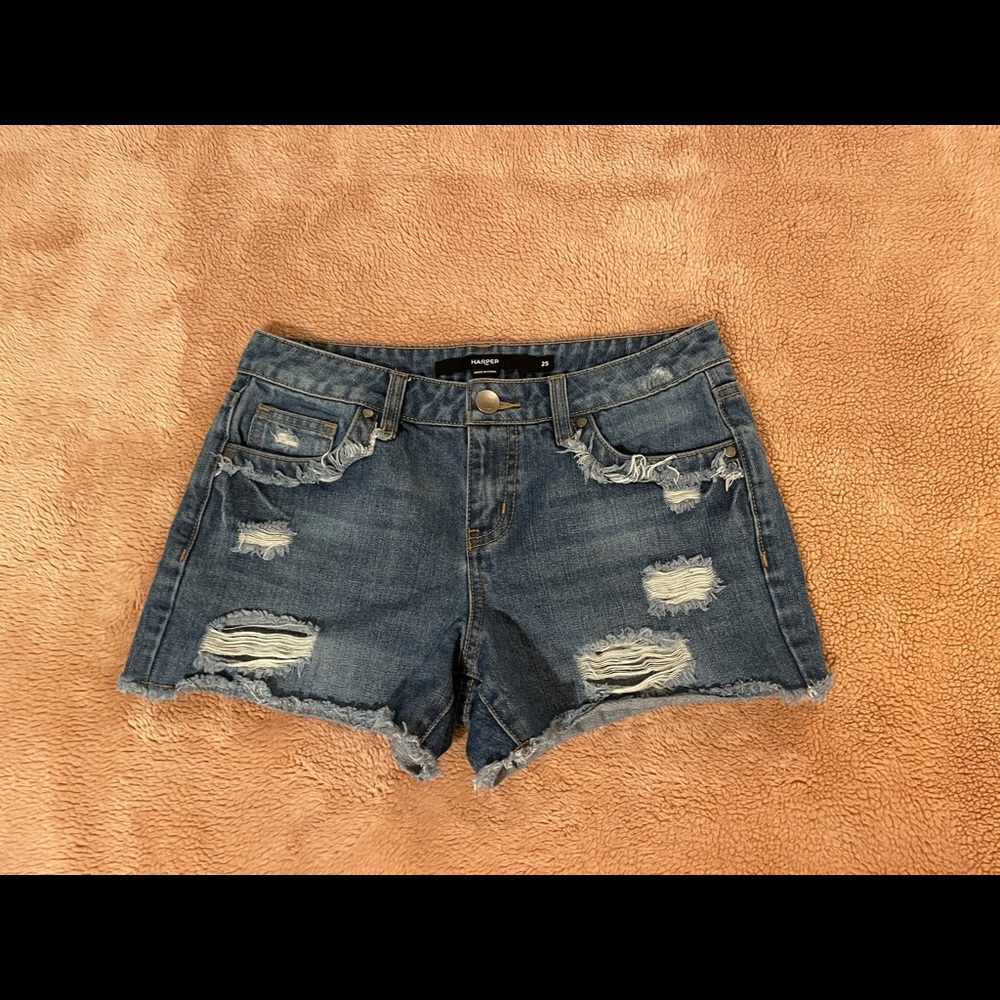 Harper jean shorts